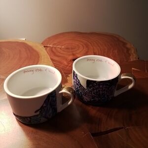 Lilly Pulitzer Sunny State of Mind Abstract Set of Two Tea/Coffee Mugs